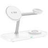 Tech-Protect QI15W-A45 3in1 belaidis įkroviklis su MagSafe for Apple Devices – baltos spalvos