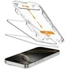 „Tech-Protect Quick Set+“ 2 grūdinto stiklo pakuotė, skirta „iPhone 16 Pro“