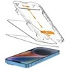 „Tech-Protect Quick Set+“ 2 grūdinto stiklo pakuotė, skirta „iPhone 13 / 13 PRO / 14 / 16e / 17e“