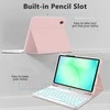 Tech-Protect SC Pen dėklas skirtas Samsung Galaxy Tab A9 / A11 8.7 X110 / X115 / X133 / X135 – rožinės spalvos