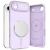 „Tech-Protect“ silikoninis „MagSafe“ dėklas, skirtas „iPhone 17 Air“ – Violetinė