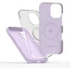 „Tech-Protect“ silikoninis „MagSafe“ dėklas, skirtas „iPhone 17“ – Violetinė
