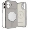 „Tech-Protect Silicone Magsafe iPhone 17“ apsauginis dėklas, akmens pilkas