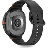 Tech-Protect Silikoninė apyrankė Samsung Galaxy Watch 8 / Classic (40 / 44 / 46 mm) juodos spalvos