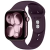 Tech-Protect SILIKONINIS DIRŽELIS WATCH 8 / 9 / 10 / 11 / 12 / SE (40 / 41 / 42 MM) TAMSIAI VYŠNINIS