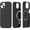 Tech-Protect silikoninis MagSafe Apple iPhone 15 Case – Matte dėklas telefonui juodos spalvos