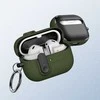 Tech-Protect Slim Hook dėklas ausinėms Samsung Galaxy Buds 3 / 3 FE / 3 Pro alyvuogių žalios spalvos