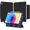 „Tech-Protect Smartcase Magnetic“, skirtas „iPad 10.9“ (2022 m.) / „iPad 11“ (2025 m.) - juodas