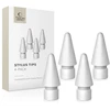 Tech-Protect STYLUS ANTGALIŲ RINKINYS 4 VNT. APPLE PENCIL Baltos spalvos