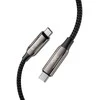 Tech-Protect UB10T Ultraboost USB-C PD240W/QC4.0 kabelis 200cm - Juodas