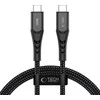 Tech-Protect UB11T ULTRABOOST TYPE-C KABELIS PD 100W / QC3.0 100CM Juodas