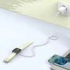 Tech-Protect UltraBoost USB-A belaidis įkroviklis skirtas Apple Watch 1m – baltos spalvos