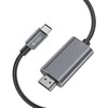 „Tech-Protect UltraBoost“ USB-C / HDMI 4K 60Hz kabelis, 2 m, juodas