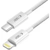 Tech-Protect UltraBoost USB-C / Lightning PD27W/3A laidas 100 cm - pilka