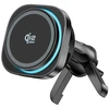 TECH-PROTECT V20 ARCTICBOOST MAGNETINIS MAGSAFE AUTOMOBILINIS LAIKIKLIS ANT PRIETAISŲ SKYDELIO IR ORO IŠPUČIŲ SU BELAIDŽIU ĮKROVIKLIU 25W QI2.2 Juodas