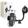 Tech-Protect V3 Long Arm automobilinis telefono laikiklis for Windshield/Cockpit – juodos spalvos