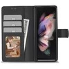 Tech-Protect Wallet dėklas skirtas Samsung Galaxy Z Fold 7 - juodos spalvos