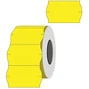 Technoinform Kainų etiketės 26x16mm, banguotos, 1000vnt, geltonos spalvos