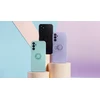 Tecto Shield Dėklas su žiedu Samsung Galaxy S24, šviesiai pilkas