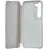 Tecto Shield „Fold Mirror View“ dėklas, skirtas Samsung Galaxy A14 4G / A14 5G, sidabrinis