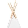 Teepee palapinė Balta 120 x 120 x 150 cm Audinys ir plastikas