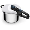 Greitpuodis TEFAL SECURE TRENDY 6L + nerūdijančio plieno krepšelis