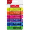 Teksto žymeklių rinkinys Faber-Castell 46, labai ryškių spalvų, 6 spalvos