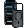 Tel Protect Aura Matte Magsafe dėklas skirtas Apple iPhone 17 Pro Max juodos spalvos