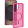 Tel Protect Aura Matte Magsafe dėklas skirtas Samsung Galaxy S25 Ultra hot rožinės spalvos