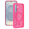 Tel Protect Aura Matte Magsafe dėklas skirtas Samsung Galaxy S25/S24 hot rožinės spalvos