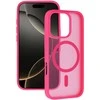 Tel Protect Aura Matte Magsafe dėklas skirtas Apple iPhone 16 hot rožinės spalvos