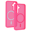 Tel Protect Aura Matte Magsafe dėklas skirtas Samsung Galaxy S25/S24 hot rožinės spalvos