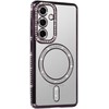 Tel Protect Bling Magsafe dėklas skirtas Samsung Galaxy S26 Ultra violetinės spalvos