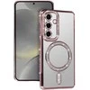 Tel Protect Bling Magsafe dėklas skirtas Samsung Galaxy S26 Ultra rožinės spalvos