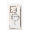 Fusion Accessories Tel Protect Bling Magsafe dėklas skirtas Xiaomi Redmi Note 15 4G aukso spalvos