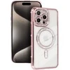 Tel Protect Bling Magsafe dėklas skirtas Xiaomi Redmi Note 15 5G rožinės spalvos