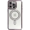 Tel Protect Bling Magsafe dėklas skirtas Xiaomi Redmi Note 15 Pro 5G violetinės spalvos