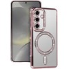 Tel Protect Bling Magsafe dėklas skirtas Samsung Galaxy S26 rožinės spalvos
