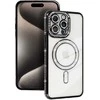 Tel Protect Bling Magsafe dėklas skirtas Xiaomi Redmi Note 15 4G juodos spalvos