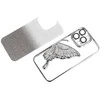 Tel Protect Butterfly Vanduo dėklas skirtas Apple iPhone 17 sidabro spalvos