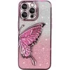 Tel Protect Butterfly Vanduo dėklas skirtas Apple iPhone 13 Pro rožinės spalvos