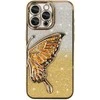 Tel Protect Butterfly Vanduo dėklas skirtas Apple iPhone 13 Pro Max aukso spalvos