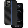 Tel Protect CARBON dėklas skirtas Apple iPhone 12 Pro Max juodos spalvos with mėlynos spalvos stripe