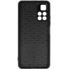 Tel Protect CARBON dėklas skirtas Xiaomi Redmi Note 11 5G/Note 11S 5G/Poco M4 Pro 5G juodos spalvos with mėlynos spalvos stripe