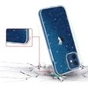 Tel Protect Crystal Glitter dėklas skirtas Samsung Galaxy S26 sidabro spalvos