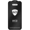 Tel Protect Full Glue 6D Matt Apsauginis stiklas for Iphone 13 Pro Max Juodas
