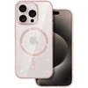 Tel Protect Glitter Magsafe dėklas skirtas Samsung Galaxy S26 rožinės spalvos clear
