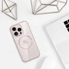 Tel Protect Glitter Magsafe dėklas skirtas Samsung Galaxy S26 Ultra rožinės spalvos clear