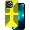 Tel Protect Grip dėklas skirtas Apple iPhone 13 Pro Max geltonos spalvos
