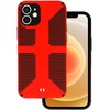 Dėklas TEL PROTECT Grip Case skirtas Apple iPhone 12 raudonos spalvos